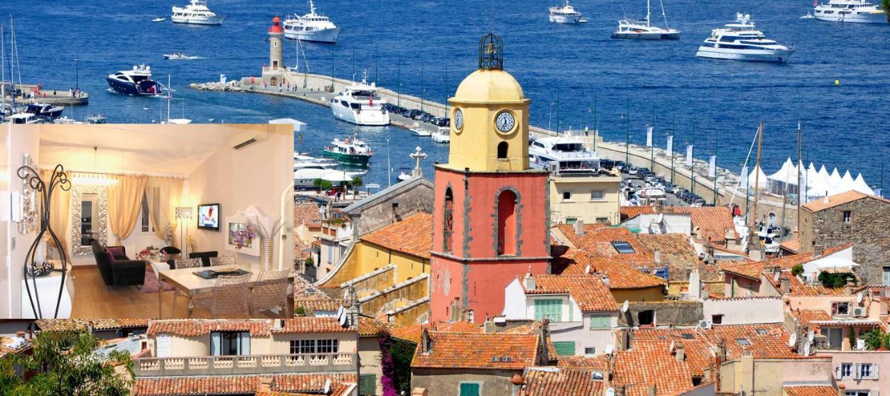 Elegante Appartmento Nel Quadrato D'Oro A St Tropez Сен-Тропе Экстерьер фото